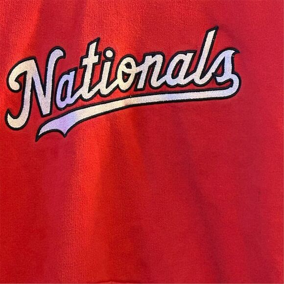 Washington Nationals Youth Large Red Hoodie MLB Baseball Sports Pullover - Picture 3 of 9